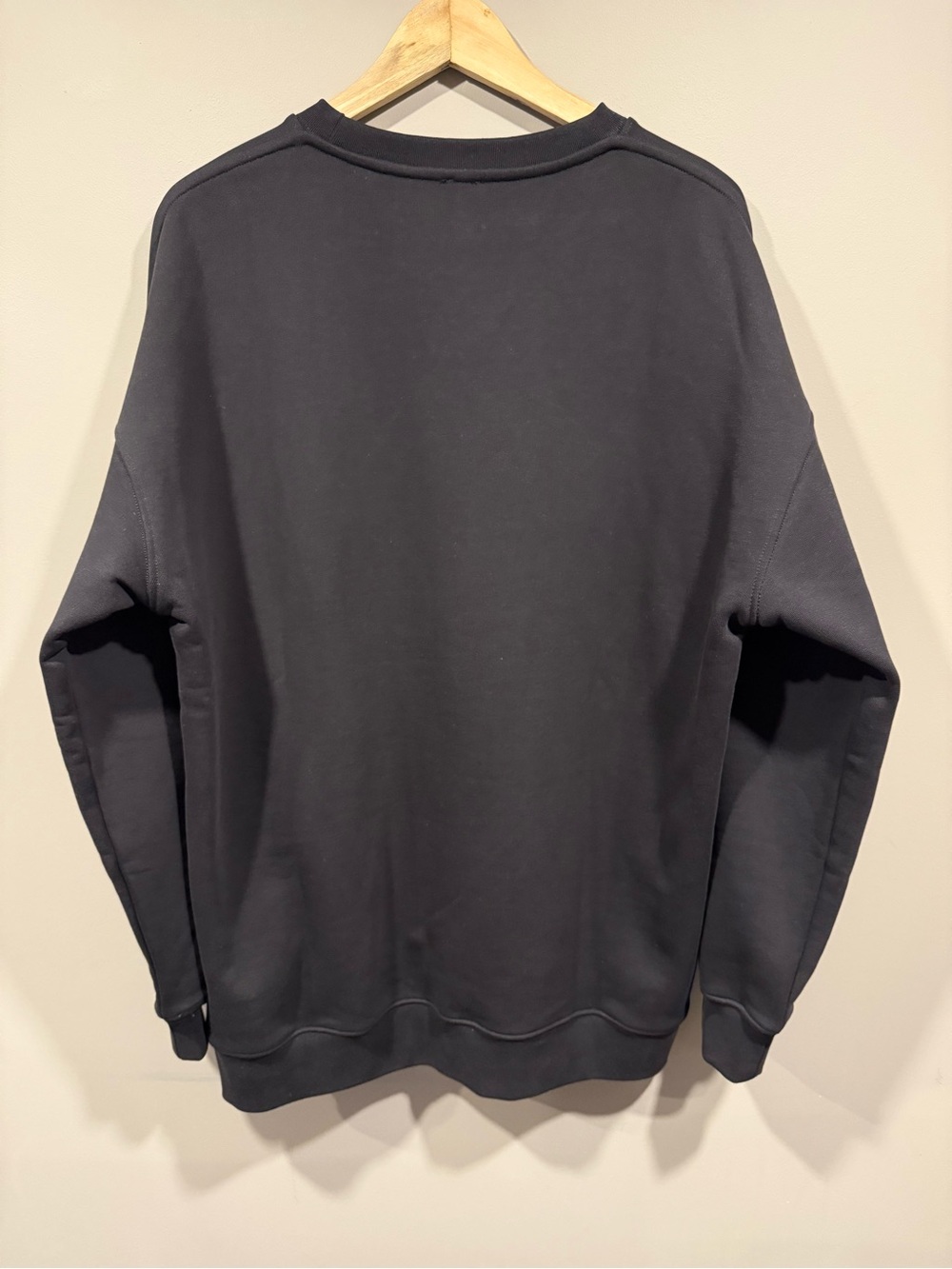 Loewe Black Logo mens Embroidered Crew Sweatshirt image 5